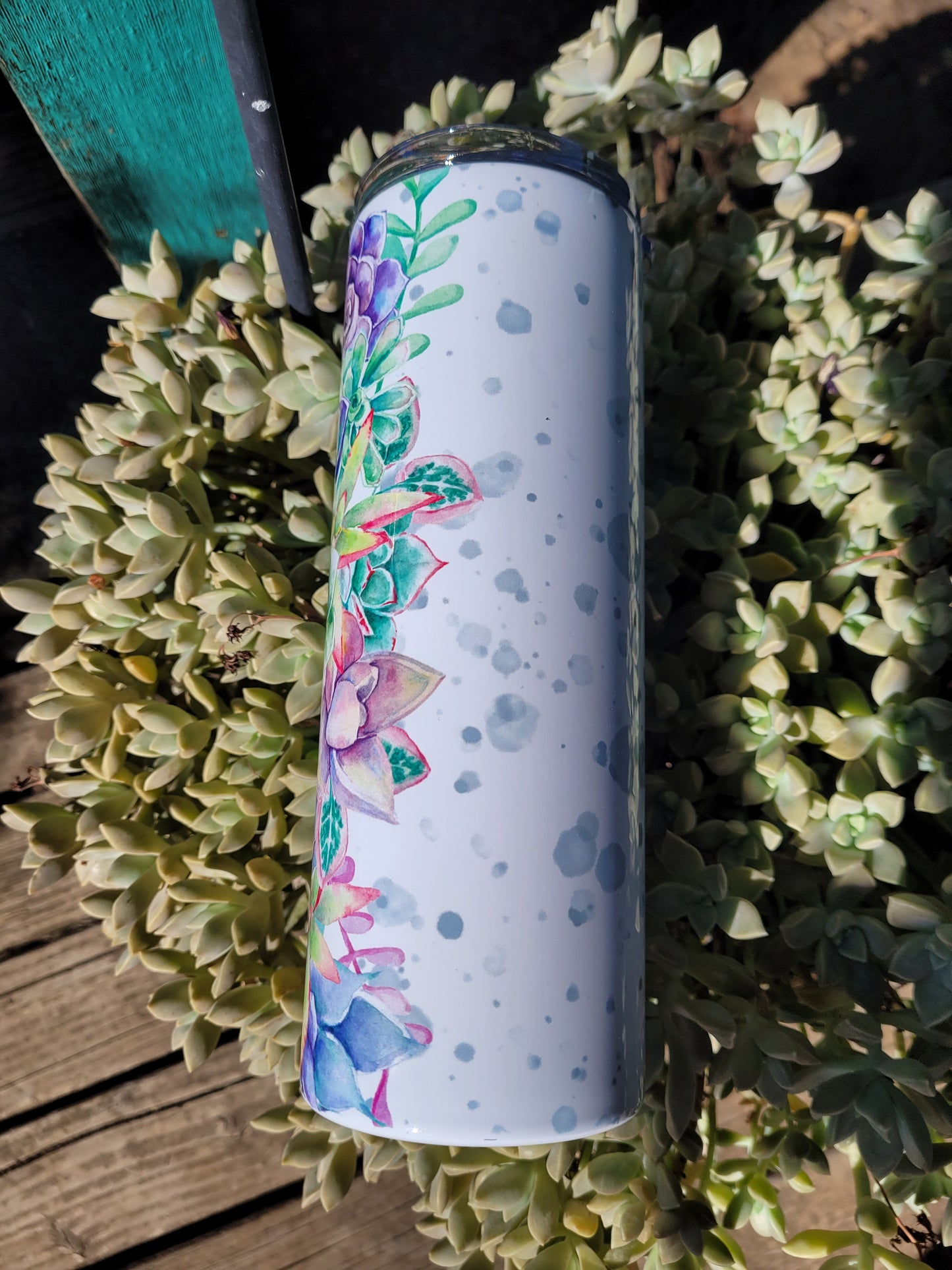 20oz Succulent tumbler