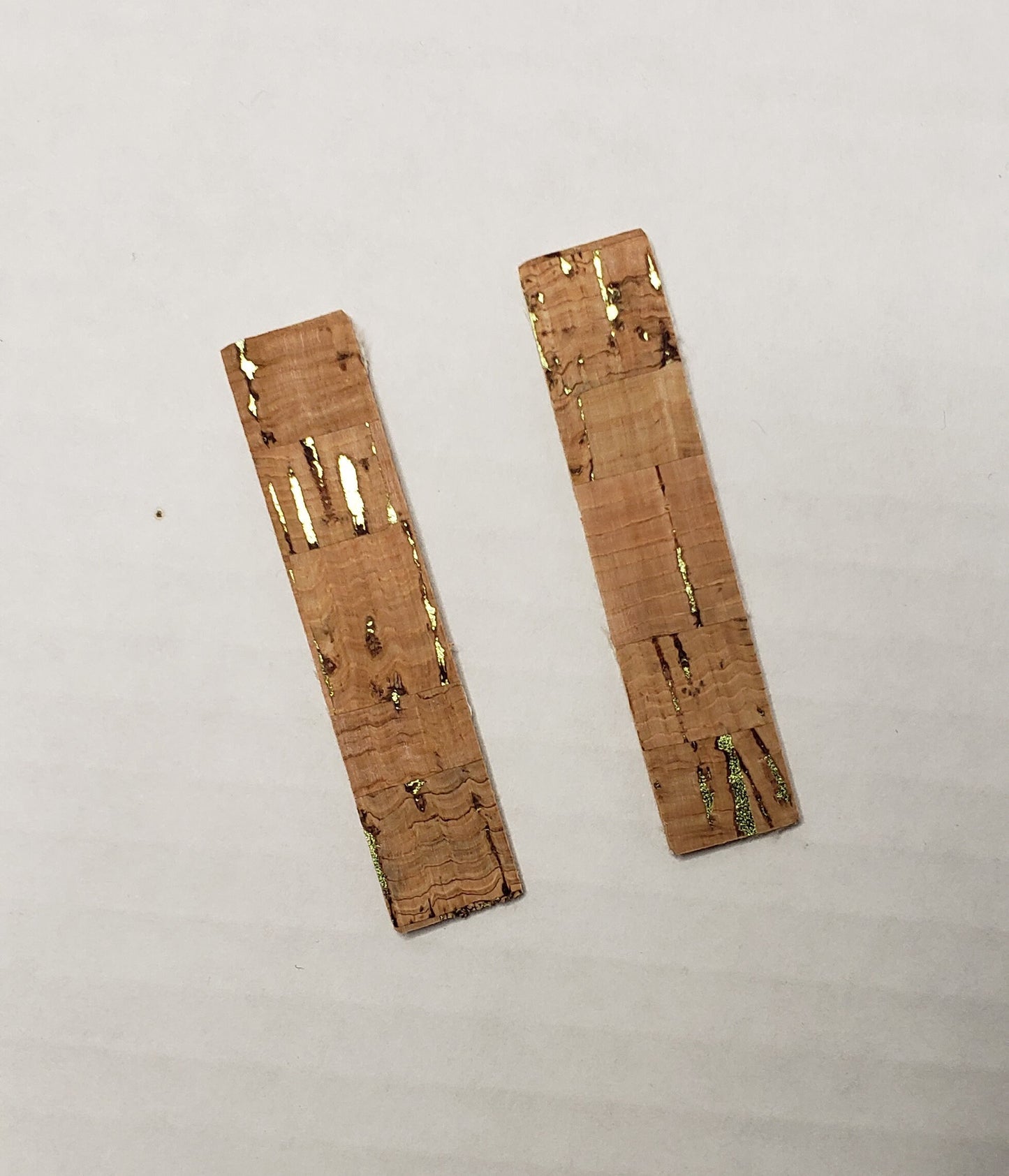 Light weight cork earrings